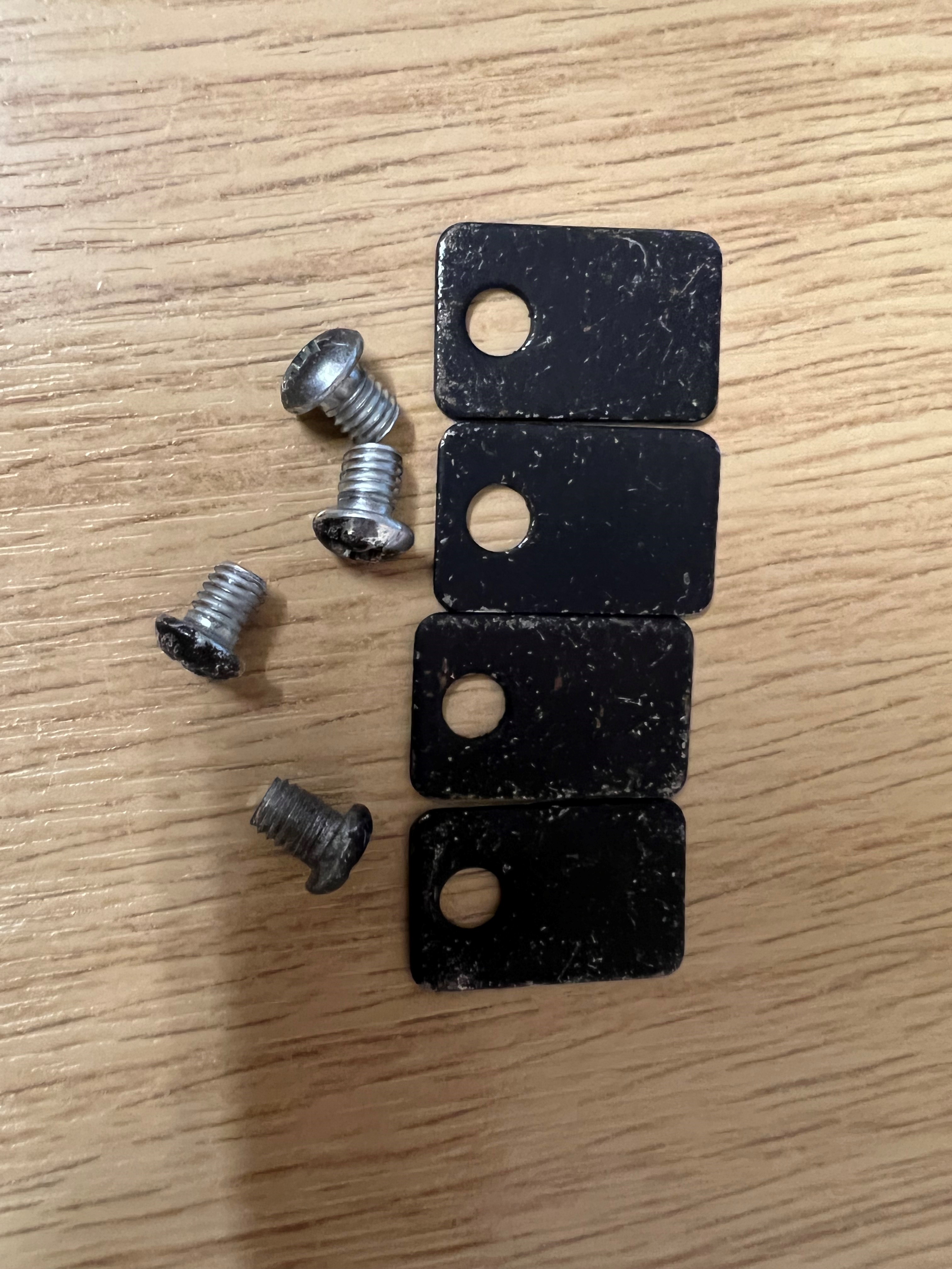 Broseley Glass Clips and Screws