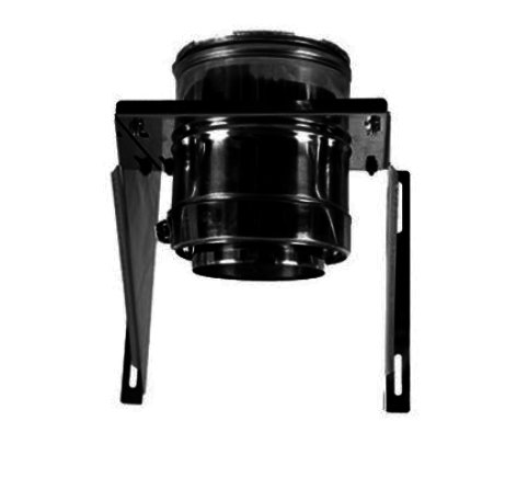 5 inch Black Twin Wall Base Support Bracket