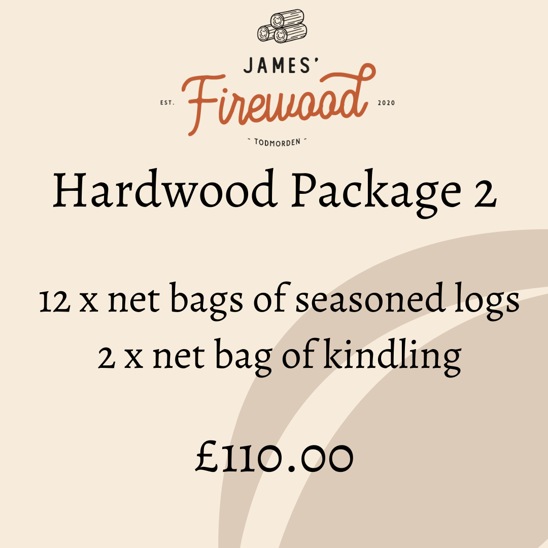 OFFER 2 - 12 x net bags of logs and 2 x kindling HARDWOOD
