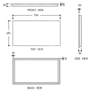 Natural Slate Hearth 30