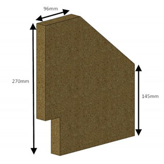 Hunter Hawk 3 Side Brick (Multifuel) - CLEARANCE