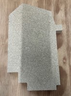 ACR Woodpecker WP4 & WP4LS Left Vermiculite Side Brick - 332mm x 203mm