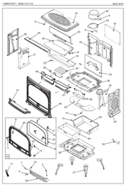 Franco Belge Ardennes Exploded Diagram - Model Number: 134 13 16