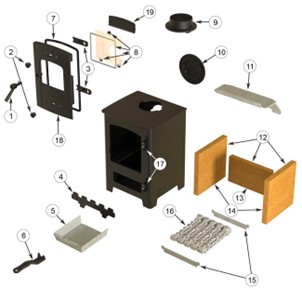 Arada AX1 Multifuel Exploded Diagram - Series 2