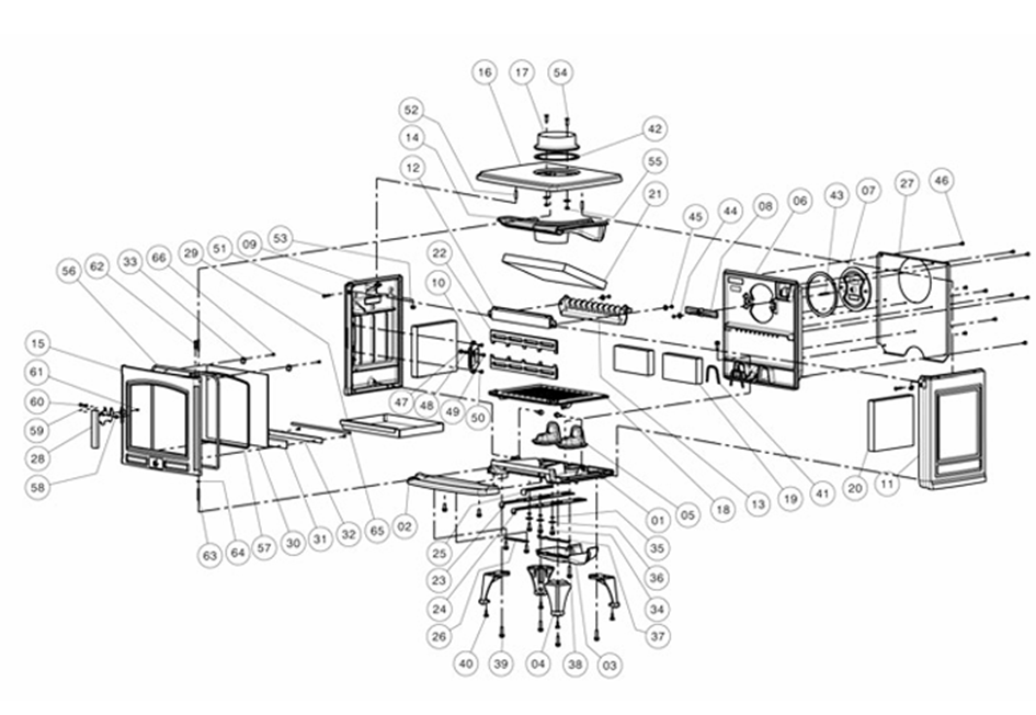 ACR Ashdale Exploded Drawing