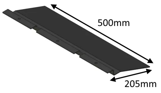 Parkray Aspect 14 Boiler ECO Front Secondary Baffle