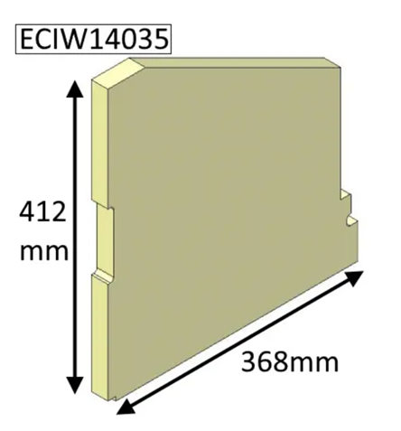 Parkray Aspect 14 Boiler Upper Left Hand Side Brick