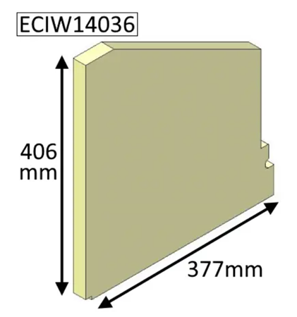Parkray Aspect 14 Boiler Upper Right Hand Side Brick