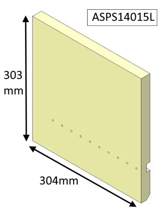 Parkray Aspect 14 ECO Left Hand Rear Brick