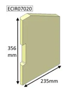 Parkray Aspect 7 Left Hand Side Brick