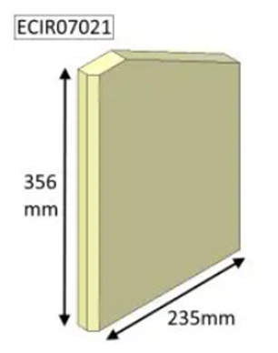 Parkray Aspect 7 Right Hand Side Brick