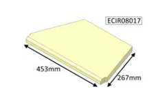 Parkray Aspect 8 Base Brick - 453mm x 267mm