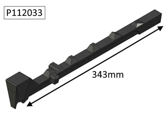 Hunter 20B Inset Lower Riddling Bar