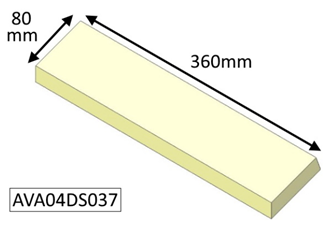 Hunter Avalon 4 Double Sided Single Depth Baffle Brick