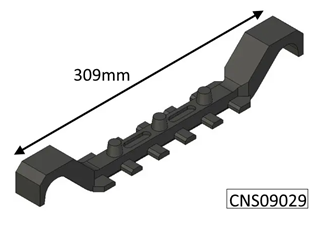 Hunter/Parkray Double Sided Single Depth Riddling Bar - Lower