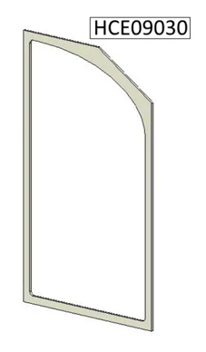 Hunter Inset Glass Gasket - Double Door