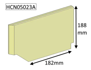 Hunter Inset Side Brick - Lower Left Hand - MKI