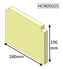 Hunter Inset Rear Brick - Lower - MKI