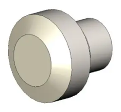 Hunter Avalon Stainless Steel Slider Knob