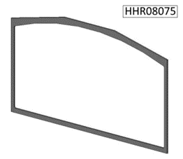 Hunter Glass Gasket - Single Door