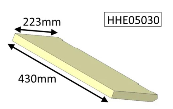 Hunter Herald 5 ECO Baffle Brick - 430mm x 223mm