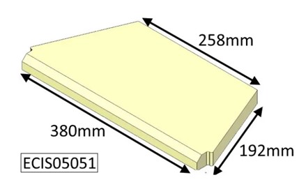 Parkray Aspect 5 Slimline Base Brick - CLEARANCE 