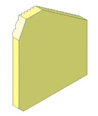 Hunter Cleanburn CB5 & CB7 Right Hand Side Brick