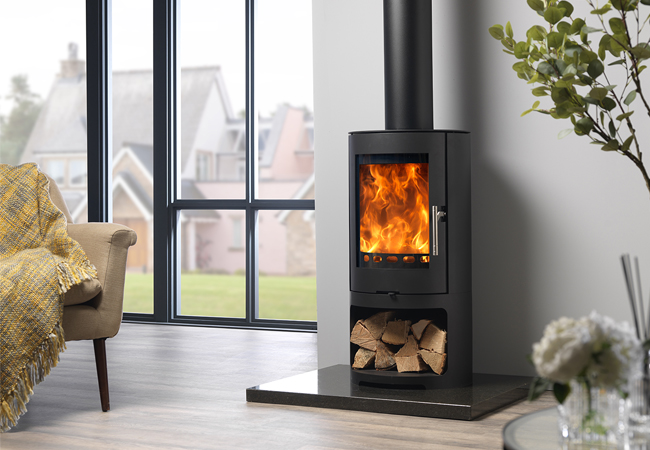 CastTec CT5 Cylindrical Woodburning Stove