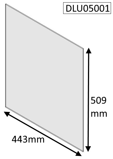 Di Lusso R5 Replacement Glass - 443mm x 509mm