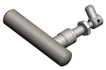 Hunter Cleanburn Lovenholm Black Door Handle Assembly - Double Door