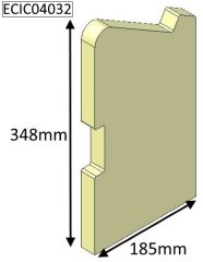 Parkray Aspect 4 Compact Left Hand Side Brick