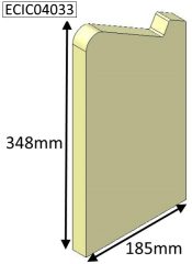 Parkray Aspect 4 Compact Right Hand Side Brick