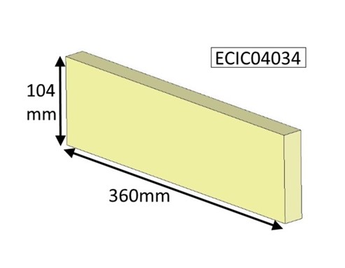 Parkray Aspect 4 Upper Rear Brick