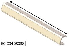 Parkray Aspect 4 Double Sided Single Depth Baffle Edge Support