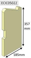 Parkray Aspect 5 Compact Left Hand Side Brick