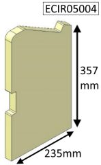 Parkray Aspect 5 Left Hand Side Brick