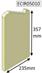 Parkray Aspect 5 Right Hand Side Brick