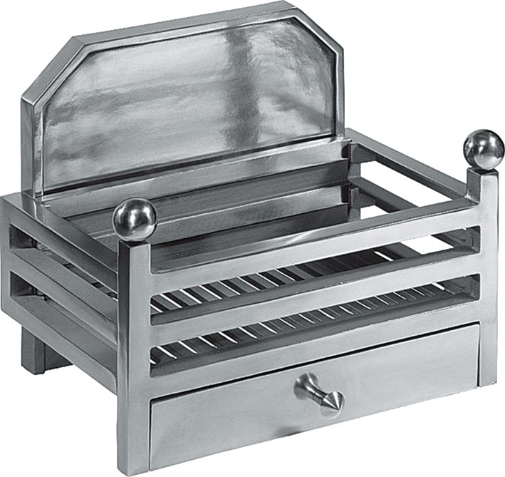 Gallery Collection Elan Fire Basket - C/W Back - Full Polished