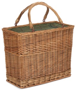 Green Tweed Cooler Basket