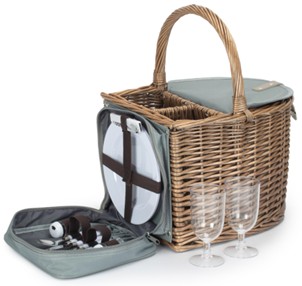 2 Bottle Beach Hamper