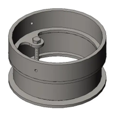 Hunter Cleanburn Inset Flue Adaptor