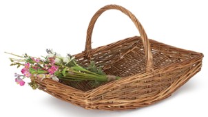 Medium Unpeeled Willow Garden Trug