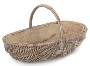 Medium Shallow Antique Wash Lined Trug