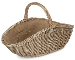 Large Antique Wash Harvesting Basket