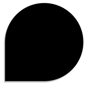 900mm x  900mm Tear Drop Granite Hearth