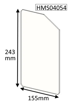 Hunter Cleanburn Glass - Double Door