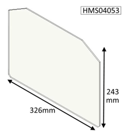 Hunter Cleanburn Glass - Single Door