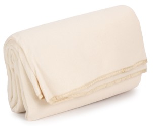 Cream Polar Fleece Picnic Blanket