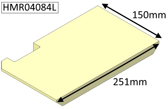 Di Lusso R4 Left Hand Base Brick -  251mm x 150mm