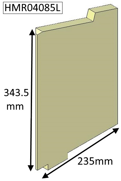 Di Lusso R4 Left Hand Side Brick - 235mm x 343.5mm